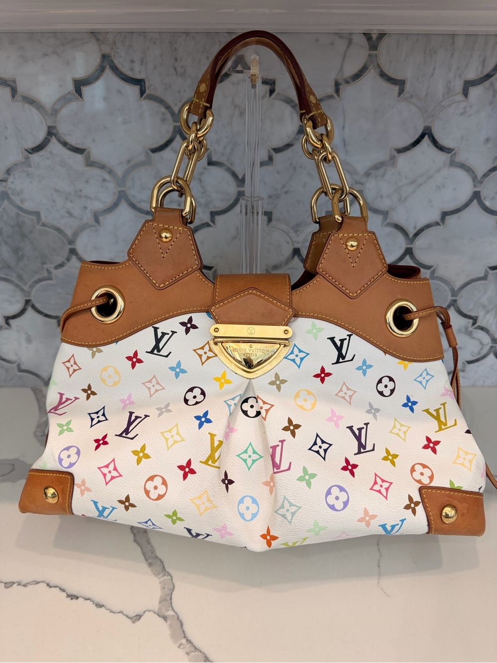 Louis Vuitton Monogram Murakami Ursula Shoulder Bag